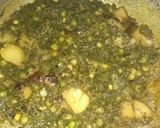 बथुआ मटर मसाला(Bathua matar ki recipe in Hindi) रेसिपी चरण 6 फोटो