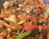 Foto del paso 3 de la receta: Wok de pollo y verduras (fácil, rápido y barato)😁