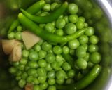 A picture of step 1 of Green matar ki kachori.
