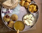 A picture of step 1 of Rajasthani dal bati with mirch ke tipore(dal Bati & malai mirch).