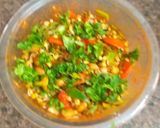 સ્પ્રાઉટેડ મગનું સલાડ (sprouted mung salad recipe in Gujarati) રેસીપી સ્ટેપ2ફોટો