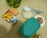Foto langkah ke 1 dari resep Bolu Sawi Kukus (Gluten Free - No Emulsifier - No BP).