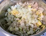 Une image de l'étape 14 de Flan de légumes aux saucisses et fromage roumains.