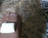 Une image de l'étape 2 de Dessert de fromage avec une banane pressée.