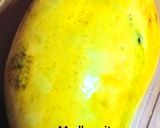 A picture of step 1 of Mango Masala Juice.