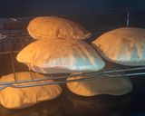 A picture of step 3 of Egyptian Whole Wheat Flatbread on the Stovetop.