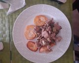 Foto del paso 8 de la receta: Pollo al champiñón con papas doradas