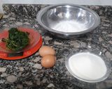 Foto del paso 1 de la receta: Fideos de espinaca