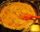 A picture of step 2 of Mysore pak.
