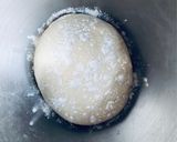A picture of step 3 of Pizza Dough 🍕 or “Coca de Sal”!!.