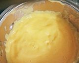 A picture of step 2 of Kesar mango shake 😋.