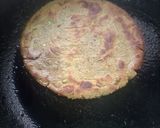 A picture of step 6 of Bajre ki aate ki masala daar roti.