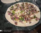 A picture of step 2 of Onion paratha in 2 way.
