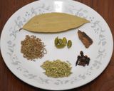 A picture of step 1 of Semiya Biryani.