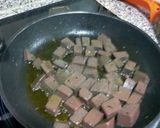 Foto del paso 2 de la receta Quinoa con sangre de cerdo encebollado