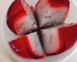 Hình bước làm 4 của món Jelly thanh long