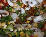 A picture of step 3 of Malaysian Fried Rice.
