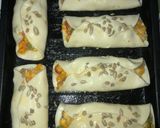 Foto del paso 3 de la receta: Wraps con tapas de empanadas!!de vegetales con queso🌽🥕🍅🧀