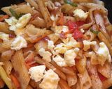 A picture of step 9 of Masala Egg Pasta.