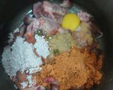 A picture of step 1 of Lollipops with schezwan sauce.
