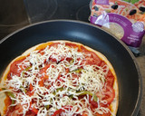 Foto del paso 5 de la receta: Pizza de atún y huevo en sartén