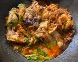 A picture of step 3 of Chicken Ularthiyathu- Kerala special.