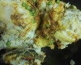A picture of step 1 of Sechzwan Frankie Roll.