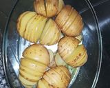 Foto del paso 4 de la receta: Patatas bravas que no pican, estilo Hasselback (horneadas)