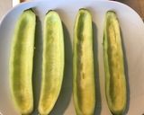 Une image de l'étape 10 de Concombres Noa à la ricotta,herbes fraîches et radis multicolores.
