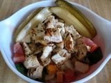 Smoked Whiskey Pickle Grilled Chicken Salad