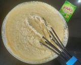 A picture of step 1 of Masala rava dhokla cake.