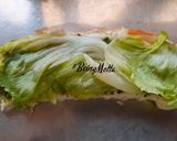 A picture of step 3 of Beetroot Sub Sandwich.
