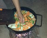 Foto del paso 3 de la receta: Pollo al disco con papas🍗