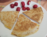 Foto del paso 8 de la receta: Tortillas de avena rellena de atún con tomate tipo Piadina en sartén