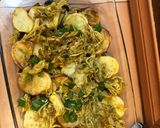 عکس مرحله 4 از دستور گراتن مرغ و بادمجان (به روش خودم😋)