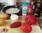 Foto del paso 1 de la receta: Habichuelas con chorizo y patata