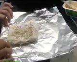 A picture of step 4 of Bread Pinwheel Pizza.