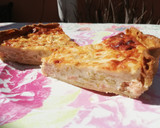 Foto del paso 7 de la receta Quiche de salmón, puerros y queso crema