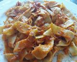 Foto del paso 5 de la receta Tagliatelle de espinacas con atún en tomate🐟🍅