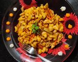 A picture of step 14 of Macroni elbow pasta recipe.