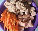 Foto langkah ke 2 dari resep Baso Sosis Asam Manis.