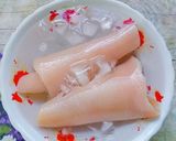 Hình bước làm 1 của món Bì heo trộn thính