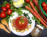 A picture of step 8 of Tomato carrot soup.