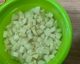 Hình bước làm 1 của món Chè khoai lang bột báng