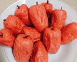 Hình bước làm 5 của món Bánh bao nhân táo đỏ