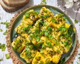 A picture of step 11 of Instant Nylon Khaman - Gujarat Famous Breakfast.