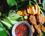 Hình bước làm 3 của món Chả cốm Hà Nội