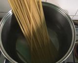 Foto del paso 1 de la receta: Fettuccini de pimiento & queso con champiñones