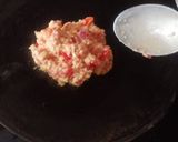 A picture of step 3 of Suji chilla.