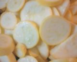 A picture of step 1 of Summer Squash, Sausage, and Onions.